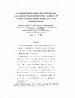 Research paper thumbnail of A copula-based model for multivariate non-normal longitudinal data: analysis of a dose titration safety study on a new antidepressant