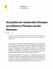 Research paper thumbnail of Así podría ser restaurado el bosque en la Reserva Thomas van der Hammen