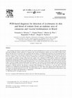 Research paper thumbnail of PCR-based diagnosis for detection of Leishmania in skin and blood of rodents from an endemic area of cutaneous and visceral leishmaniasis in Brazil