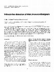 Research paper thumbnail of Intrauterine detection of fetal phonocardiosignals