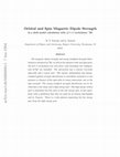 Research paper thumbnail of Orbital and Spin Magnetic Dipole Strength in a shell model calculation withN=2 excitations: 8Be