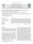 Research paper thumbnail of Sonoelectrochemical treatment of water polluted with trichloroacetic acid: From sonovoltammetry to pre-pilot plant scale