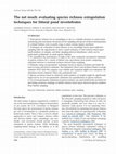 Research paper thumbnail of The net result: evaluating species richness extrapolation techniques for littoral pond invertebrates