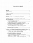 Research paper thumbnail of Recherches sur l'ego à partir de Michel Henry en vue de l'approfondissement de la tâche de la phénoménologie génétique husserlienne (table des matières du manuscrit d'ouvrage prêt pour publication)