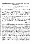 Research paper thumbnail of Variabilité électrophorétique totale à 11 loci structuraux chez les rongeurs muridés (Muridae, Rodentia)