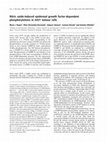 Research paper thumbnail of Nitric oxide-induced epidermal growth factor-dependent phosphorylations in A431 tumour cells