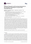 Research paper thumbnail of Delirium Diagnostic and Screening Instruments in the Emergency Department: An Up-to-Date Systematic Review