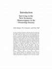 Research paper thumbnail of Surviving The New Economy