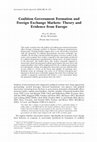 Research paper thumbnail of Coalition Government Formation and Foreign Exchange Markets: Theory and Evidence from Europe