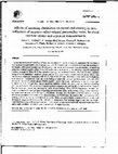 Research paper thumbnail of Effects of smoking abstinence on mood and craving in men: influences of negative-affect-related personality traits, habitual nicotine intake and repeated measurements