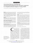 Research paper thumbnail of Association Between Smoking and Attention-Deficit/Hyperactivity Disorder Symptoms in a Population-Based Sample of Young Adults