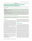 Research paper thumbnail of Acute adult and adolescent poisoning in Tehran, Iran; the epidemiologic trend between 2006 and 2011