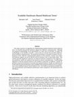 Research paper thumbnail of Scalable NIC-based Reduction on Large-scale Clusters