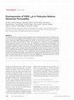 Research paper thumbnail of Overexpression of VEGF165b in Podocytes Reduces Glomerular Permeability