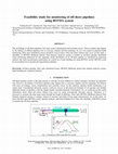 Research paper thumbnail of Feasibility study for monitoring of off-shore pipelines using BOTDA system