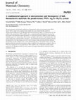 Research paper thumbnail of A combinatorial approach to microstructure and thermopower of bulk thermoelectric materials: the pseudo-ternary PbTe–Ag2Te–Sb2Te3 system