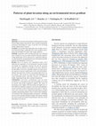 Research paper thumbnail of Patterns of plant invasion along an environmental stress gradient