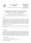 Research paper thumbnail of Fault diagnosis using support vector machine with an application in sheet metal stamping operations