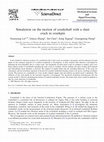 Research paper thumbnail of Simulation on the motion of crankshaft with a slant crack in crankpin