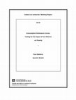 Research paper thumbnail of Consumption dominance curves: testing for the impact of indirect tax reforms on poverty