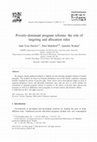 Research paper thumbnail of Poverty-dominant program reforms: the role of targeting and allocation rules