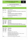 Research paper thumbnail of European Urban & Regional Studies Conference Programme