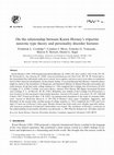 Research paper thumbnail of On the relationship between Karen Horney's tripartite neurotic type theory and personality disorder features