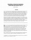 Research paper thumbnail of New Testament Storytelling Apologetics: A New View from Mars Hill in Acts 17