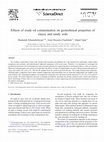 Research paper thumbnail of Effects of crude oil contamination on geotechnical properties of clayey and sandy soils