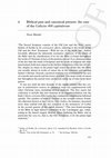 Research paper thumbnail of Biblical past and canonical present: the case of the Collectio 400 capitulorum