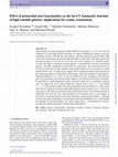 Research paper thumbnail of Effect of primordial non-Gaussianities on the far-UV luminosity function of high-redshift galaxies: implications for cosmic reionization