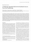 Research paper thumbnail of A Cholinergic-Dependent Role for the Entorhinal Cortex in Trace Fear Conditioning