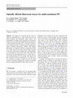 Research paper thumbnail of Optically efficient fluorescent tracers for multi-constituent PIV