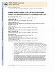 Research paper thumbnail of NORMAL HOMOCYSTEINE LEVELS IN WELL-FUNCTIONING OLDEST-OLD INDIVIDUALS DESPITE LOW KIDNEY FUNCTION: LETTERS TO THE EDITOR