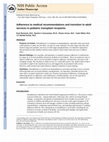 Research paper thumbnail of Adherence to medical recommendations and transition to adult services in pediatric transplant recipients