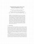 Research paper thumbnail of Communicating among Robots in the RoboCup Middle-Size League