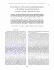 Research paper thumbnail of On the Influence of Horizontal Ground-Shaking Definition on Probabilistic Seismic-Hazard Analysis