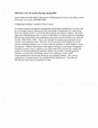 Research paper thumbnail of A Beginning Graduate Transition-to-Proof Course, Abstract for Southwestern Section Meeting of the Mathematical Association of America, Spring 2008