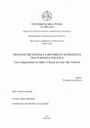 Research paper thumbnail of Processi decisionali e movimenti di protesta tra scienza e politica. Una comparazione tra Italia e Francia sul caso Alta Velocità