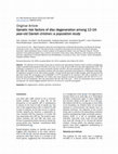 Research paper thumbnail of Genetic risk factors of disc degeneration among 12-14-year-old Danish children: a population study