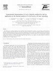 Research paper thumbnail of Experimental determination of La 2O 3 thermal conductivity and its application to the thermal analysis of aGe/La 2O 3/cSi laser annealing