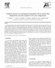 Research paper thumbnail of Oxidation processes in hydrogenated amorphous silicon nitride films deposited by ArF laser-induced CVD at low temperatures