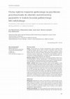 Research paper thumbnail of Evaluation of the impact of social support on mental adjustment to cancer during palliative or radical treatment