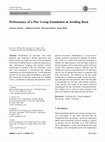 Research paper thumbnail of Performance of a Pier Group Foundation in Swelling Rock