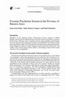 Research paper thumbnail of Forensic Psychiatric System in the Province of Buenos Aires