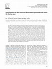 Research paper thumbnail of Spatial pattern of adult trees and the mammal-generated seed rain in the Iberian pear