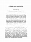 Research paper thumbnail of A variação mítica como reflexão