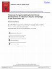 Research paper thumbnail of Indonesia and the Malay World Theatrical Change Paralleling Socio-POlitical Developments in Indonesia's Natuna Archipelago in the South China Sea