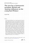 Research paper thumbnail of The iron law of democratic socialism: British and Austrian influences on the young Karl Polanyi