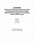 Research paper thumbnail of A3DSRINP Advanced 3D Structural Reconstruction of Independent Nanoparticle Images Obtained from Cryogenic Transmission Electron Microscopy